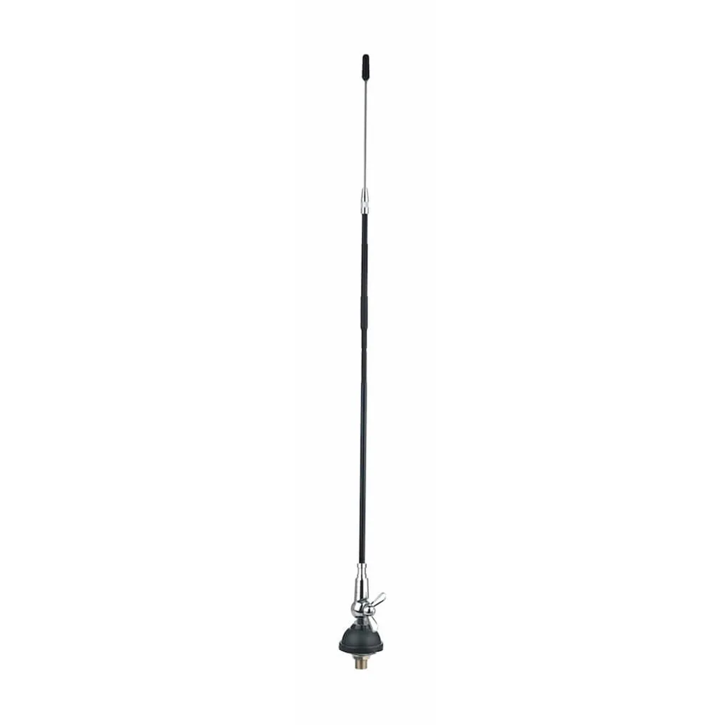 Antenne CB de Voiture Albrecht DV 27 Noir Fixation Permanente 6700