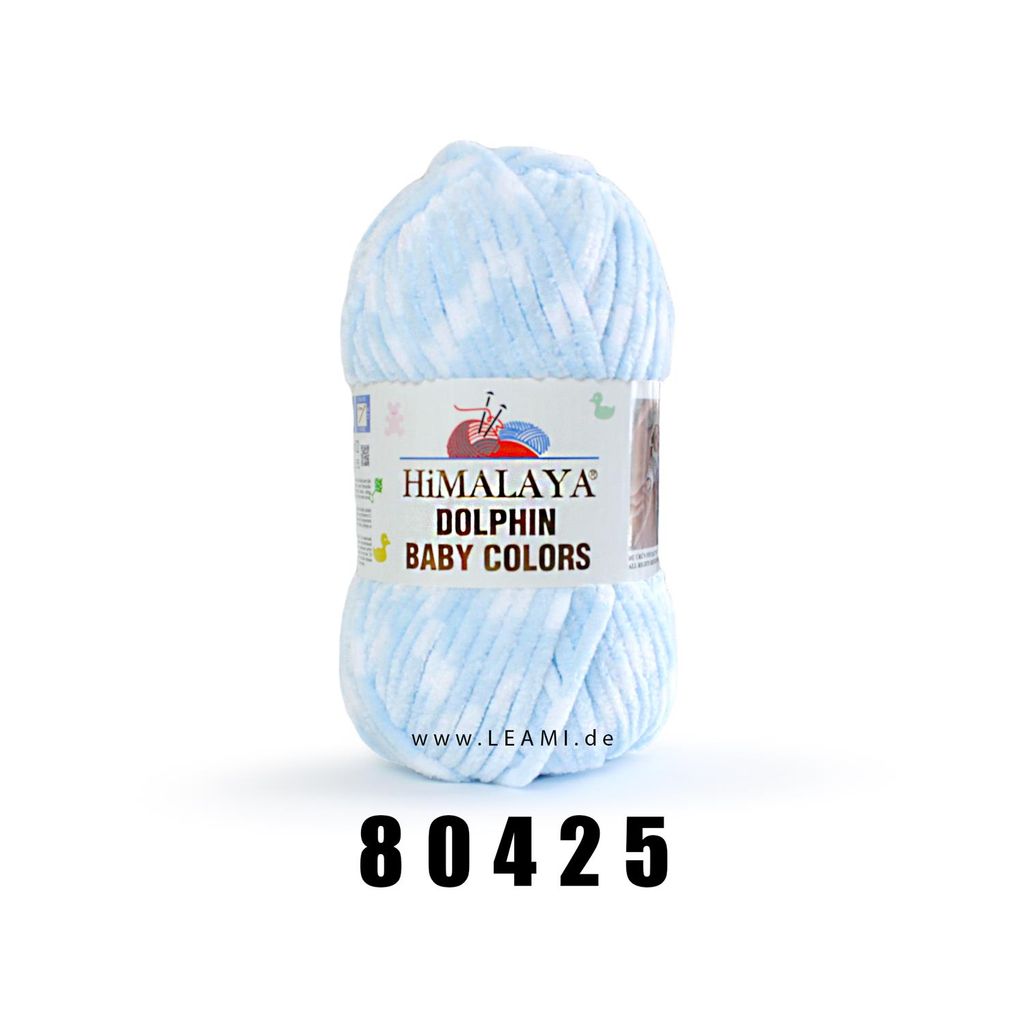 Himalaya Dolphin Baby Colors 80425 Przędza dziewiarska Zdjęcie produktu 