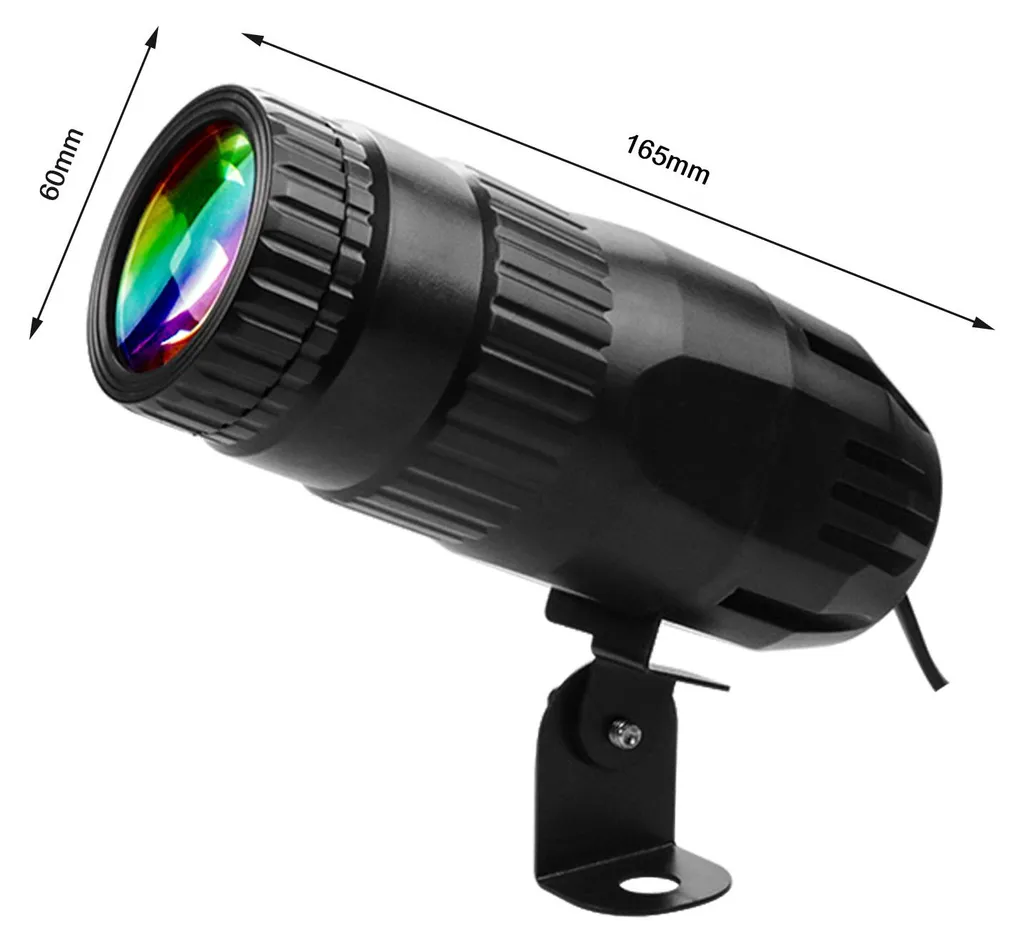 Mini projecteur LED RGBW : éclairage de scène facile sans réglage complexe