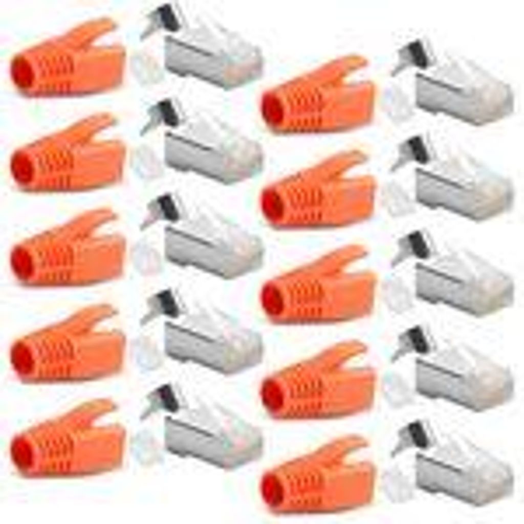 10x Netzwerkstecker CAT 7 6A RJ45 LAN Netzwerk Crimp Produktbild 