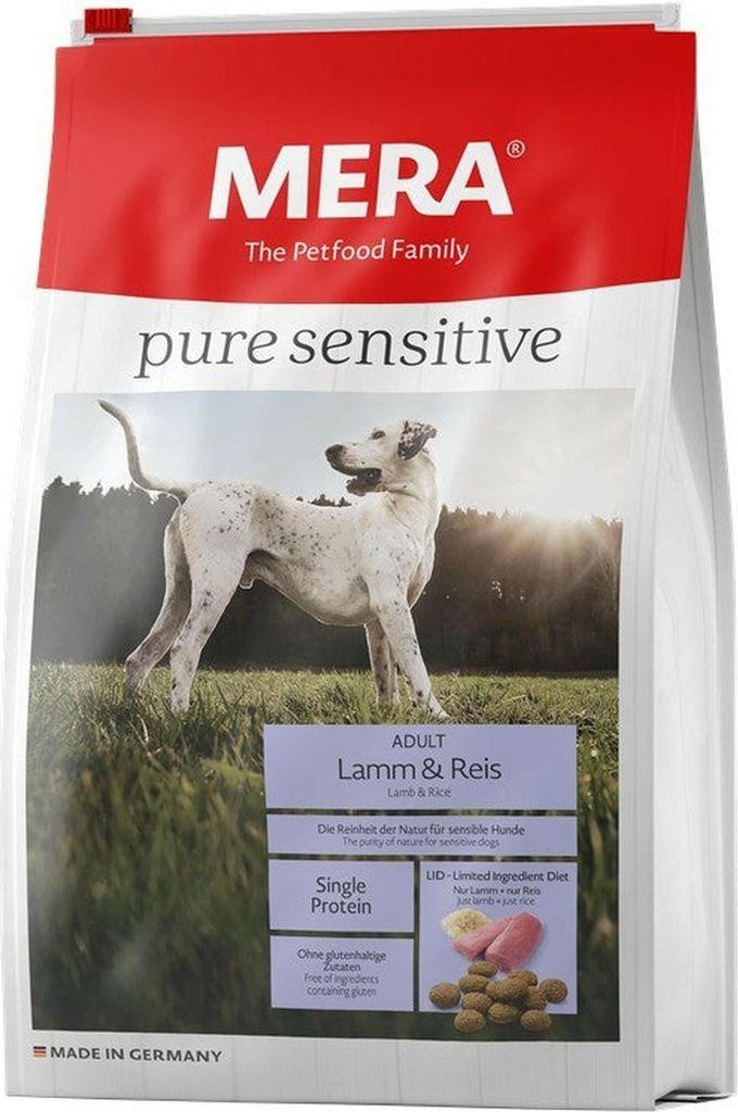 Mera Dog Pure Sensitive 4kg | Lamm & Reis Produktbild 