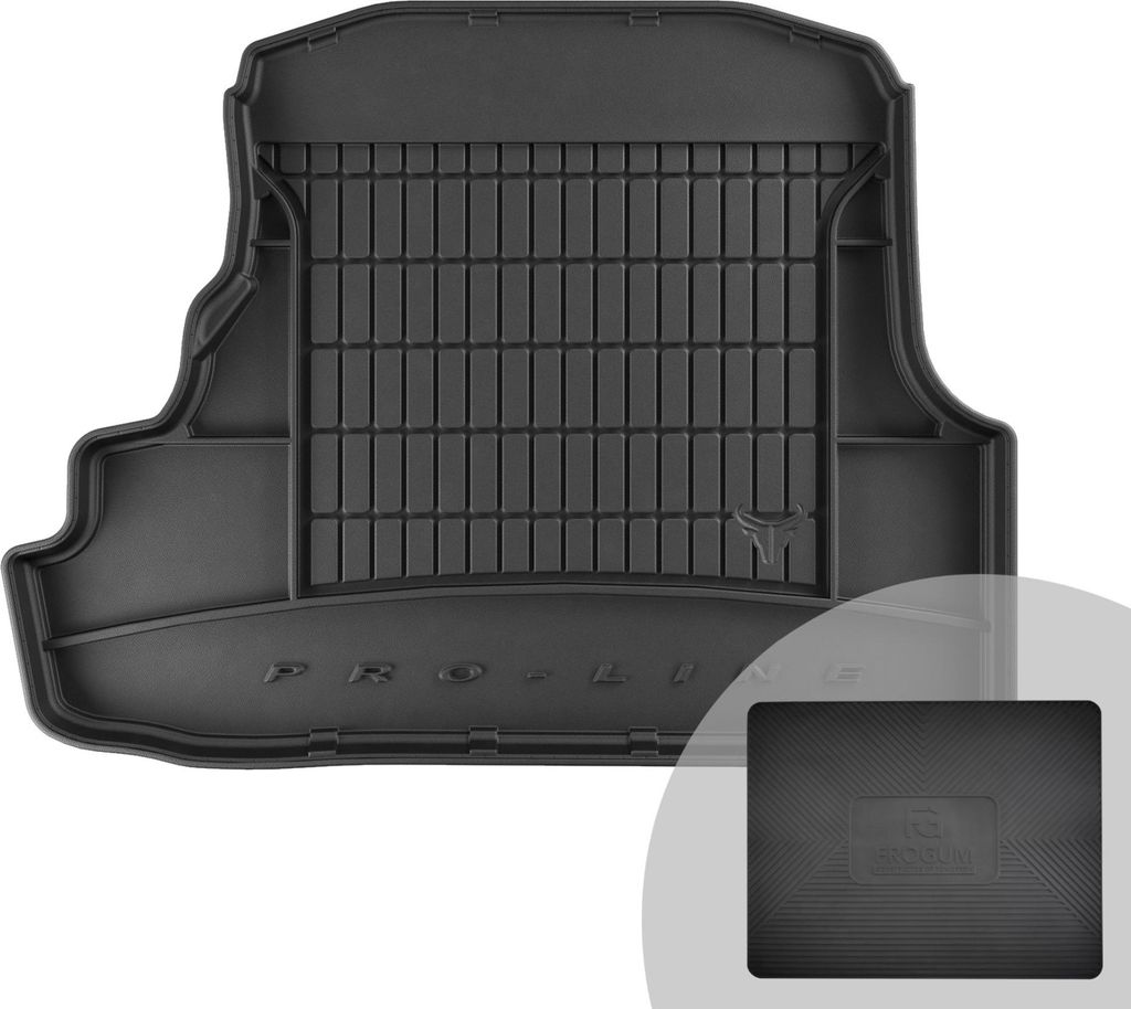 FROGUM ProLine 3D Gummimatte Exklusive Auto Kofferraummatte Kofferraumwanne für Mercedes C-Klasse W202 1993-01