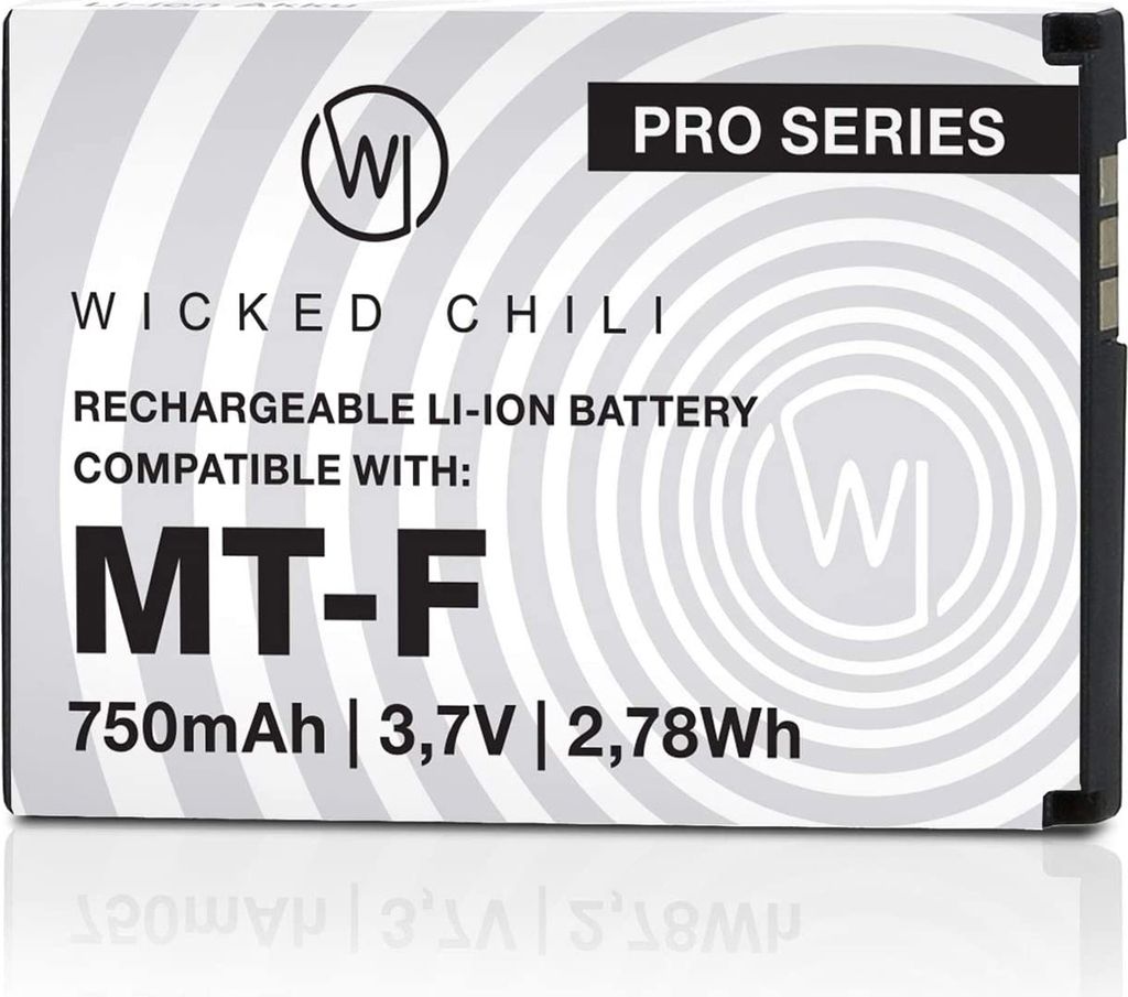 Wicked Chili Akku kompatibel mit AVM Fritz!Fon C5 / C4 / M2 Produktbild 1