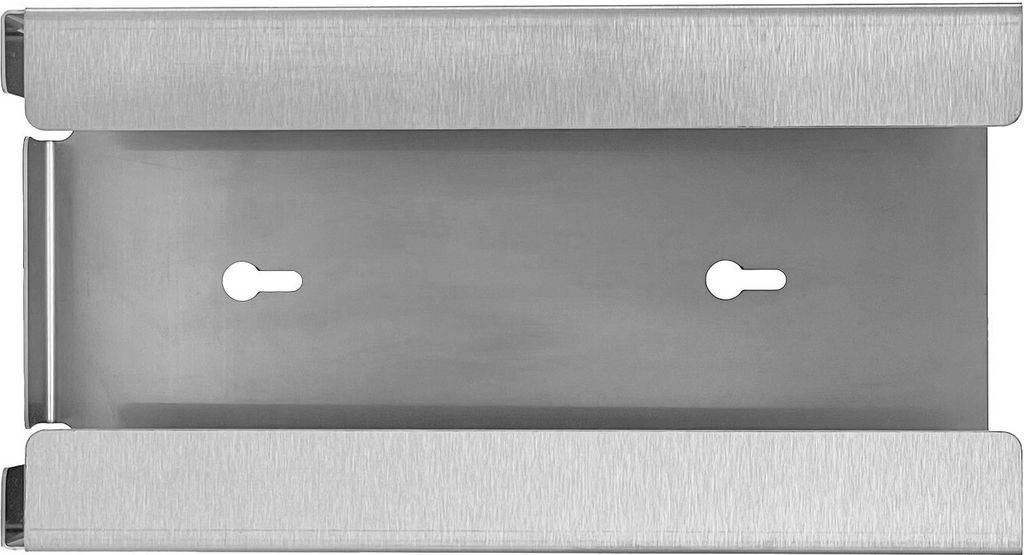 Wandhalter aus Edelstahl für Einweghandschuhe Innenabmessungen: H/B/T= 248x132x82 mm Größe