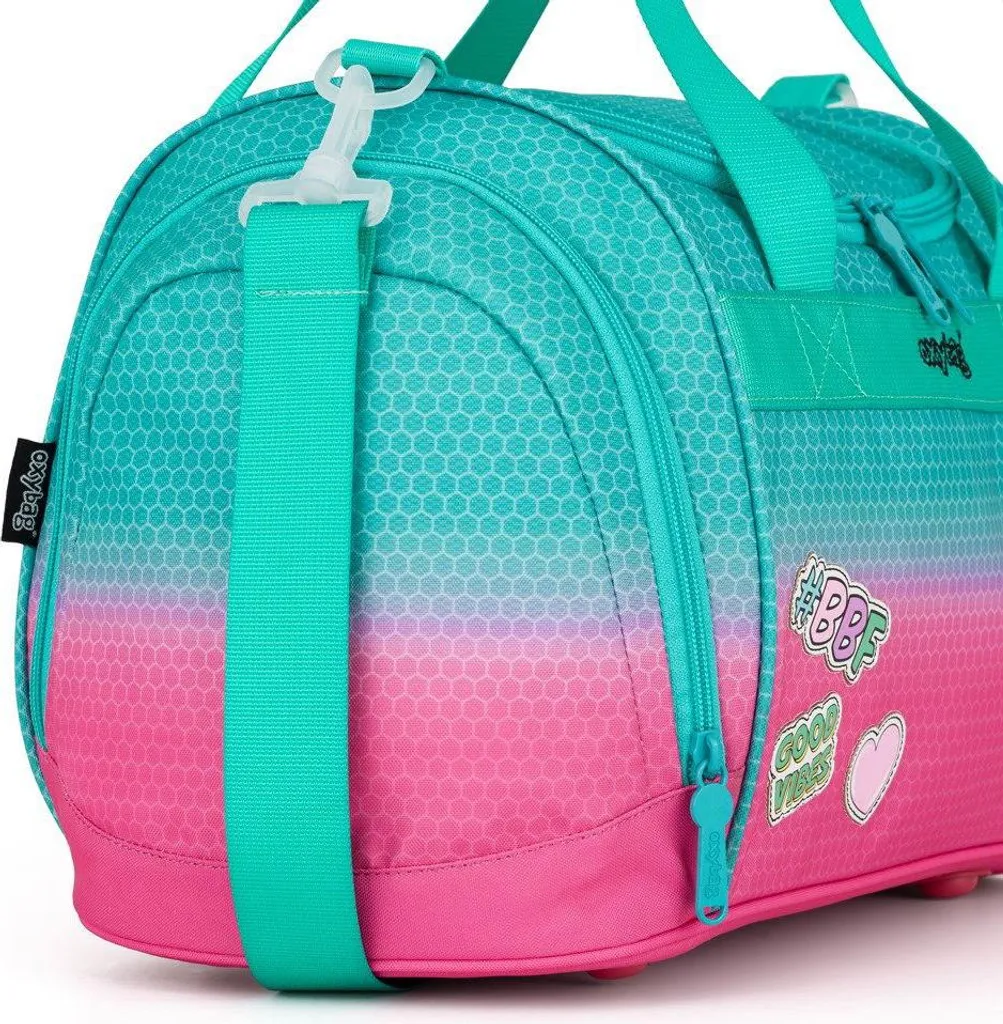 OXYBAG Sac de Sport Ombre Pink Résistant avec Compartiments et Design