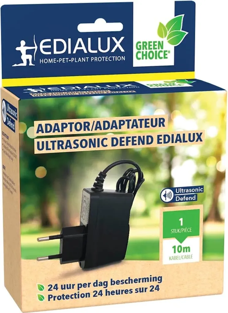 Adattatore Edialux 230V per Repellente Animali con Prolunga 10m