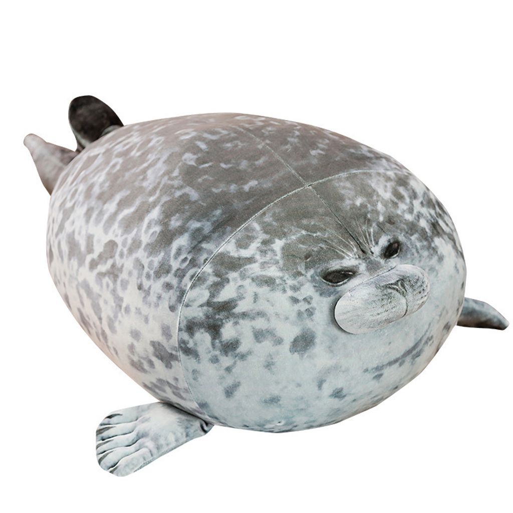 Kawaii Bär Im Robben-Kostüm – Superweiches Plüschtier, Ca. 25 Cm, Perfekt Zum Sammeln & Kuscheln