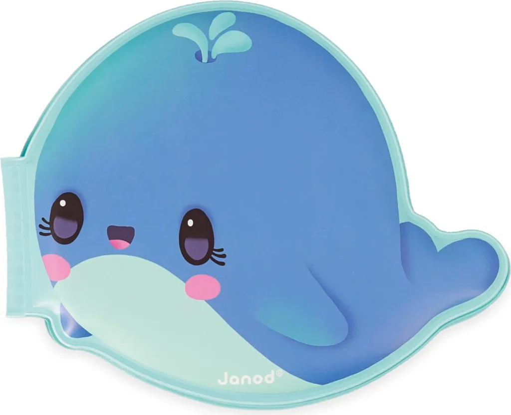 Livre de bain bébé Janod Baleine - Fini l'ennui pendant la toilette
