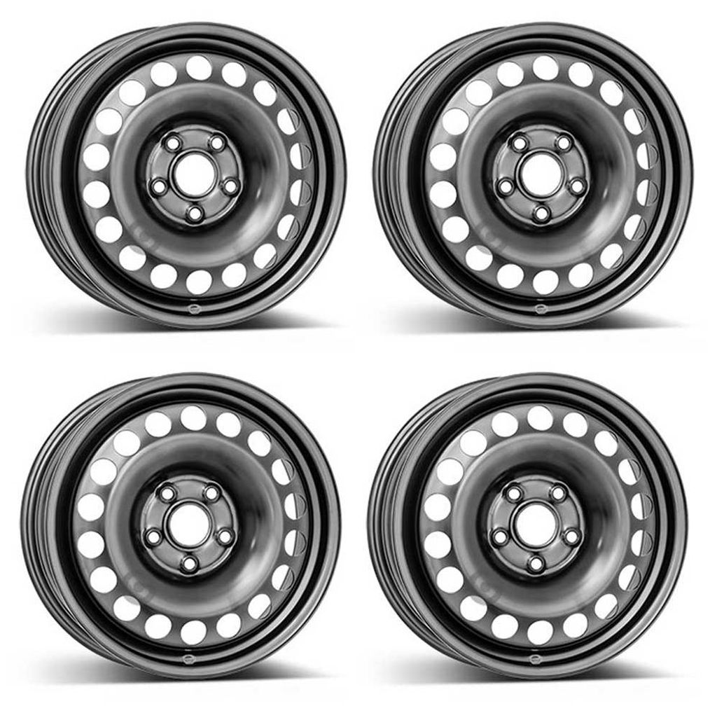 4 Stahlfelgen Alcar 7025 6.5Jx16 ET48 5x112 für Volkswagen Touran