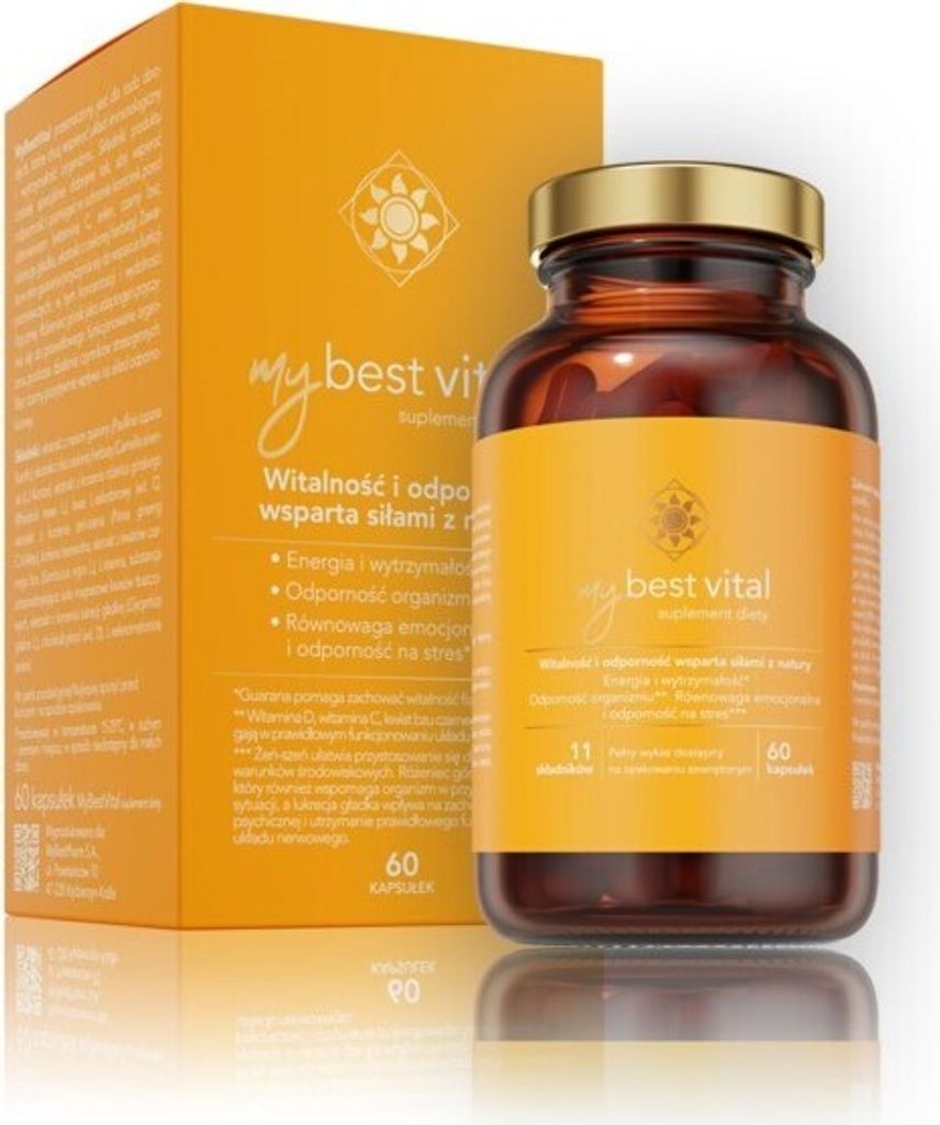 My Best Pharm Mybestvital Dietary Supplement Supporting Immunity 60 Capsules