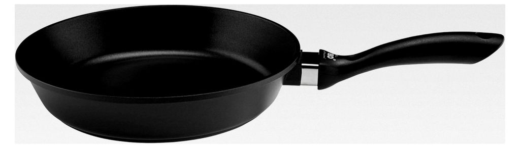 Alucast Pfanne 24 cm, rund, Aluminiumguss, PFAS-frei mit ELODUR Select Antihaftbeschichtung, induktionsgeeignet, schwarz