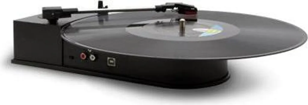 Giradischi Design Hamlet XDVDVINI Nero Opaco - Trasmissione Cinghia USB