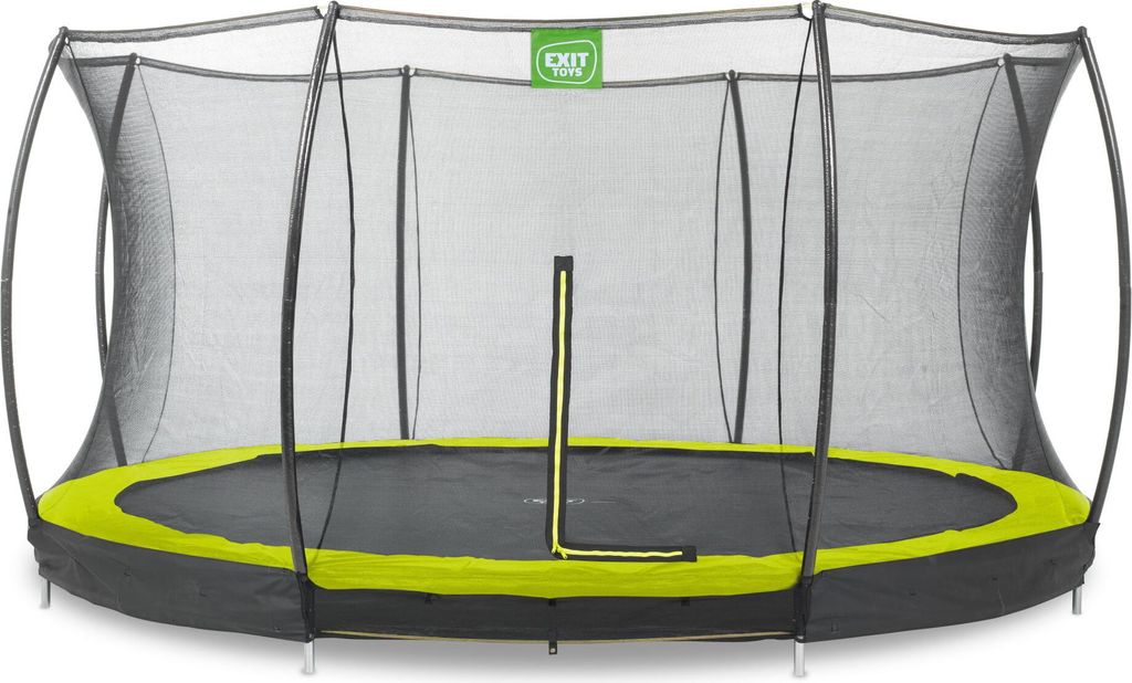 EXIT Silhouette Trampolina ø427cm, z Siatką, Wkopywana, Zdjęcie produktu 