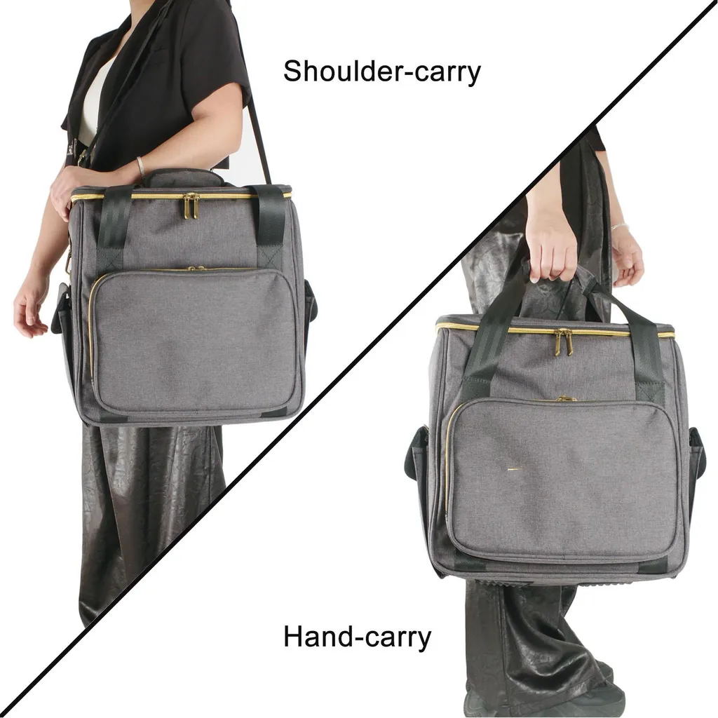 Sac vinyle antichoc avec fond matelassé et sangle ajustable - 16