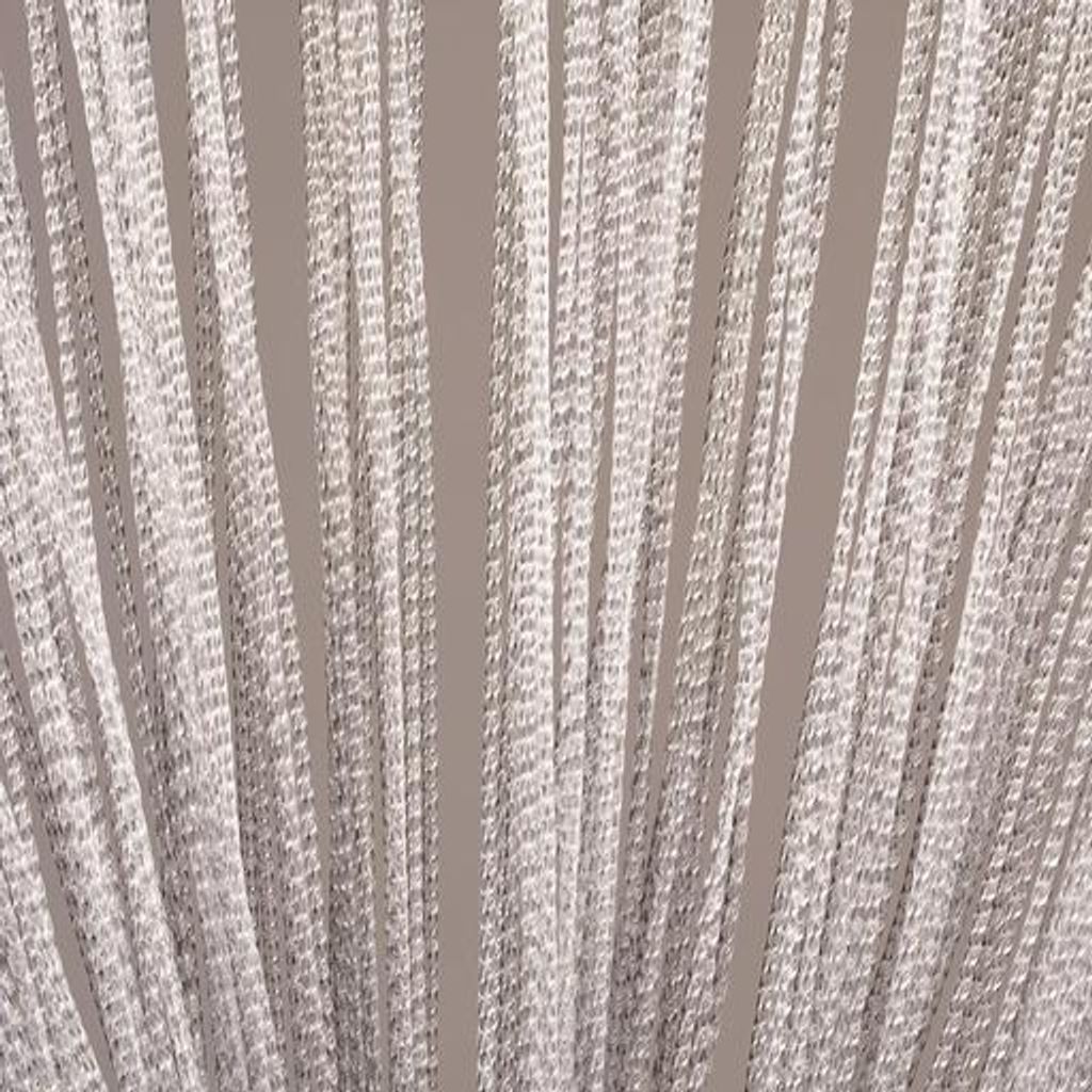 Medusa Türvorhang Fliegengitter – Transparent Weiß, 125 x 230 cm, Langlebig und Waschbar, Einfach zu Montieren