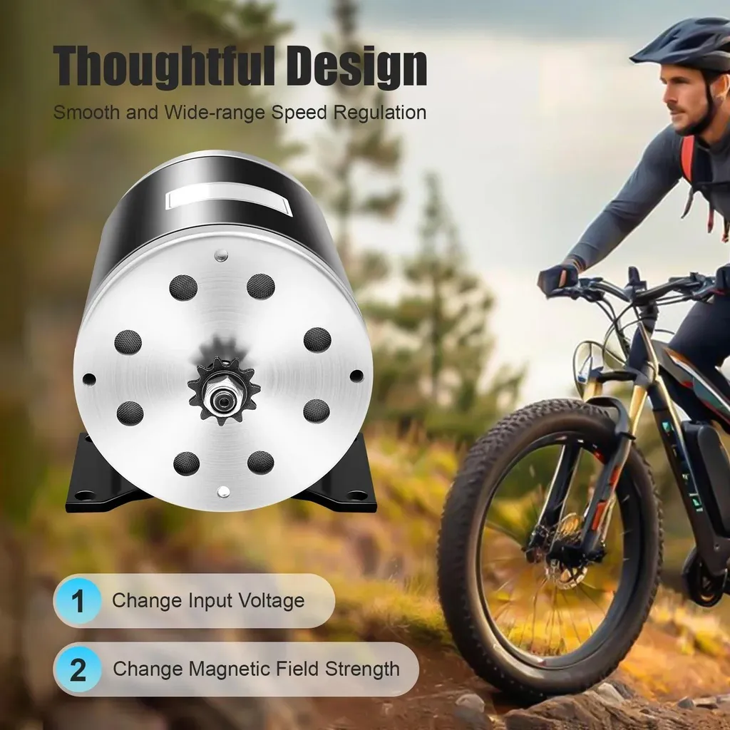 Motore Elettrico 250W-500W-1000W DC a Spazzole per Mini Bike e Quad - 6