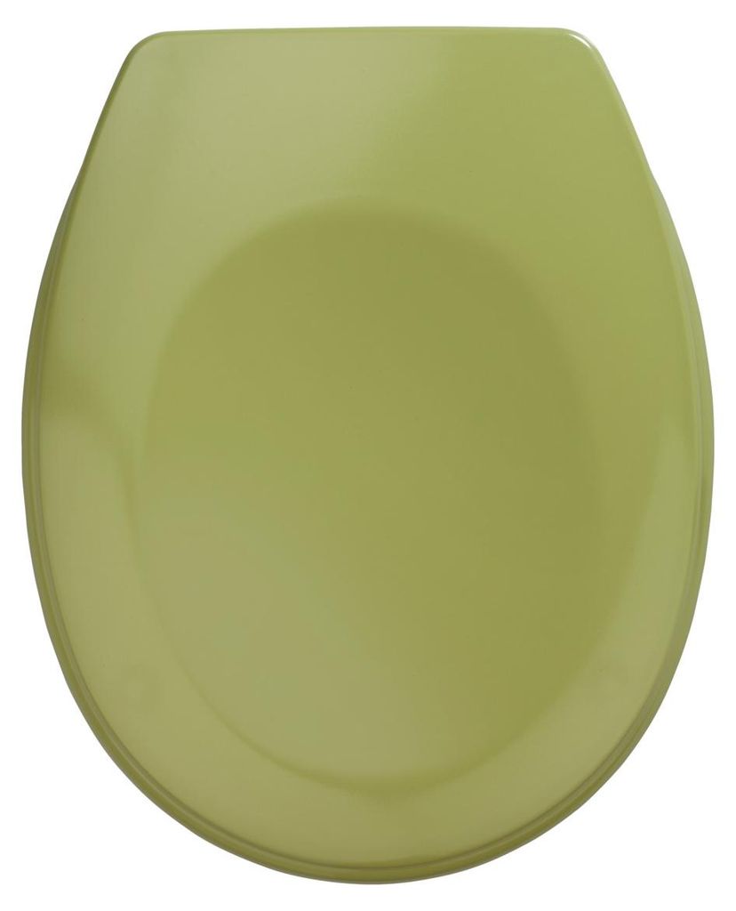 WENKO Sedile per WC Bergamo verde muschio in acciaio inox Immagine del prodotto 