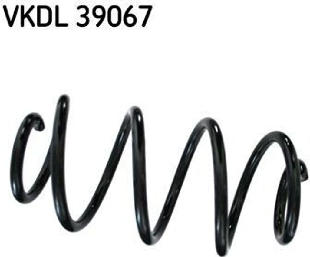 SKF VKDL 39067 Fahrwerksfeder OE 2463242404 kompatibel mit B-Klasse, CLA
