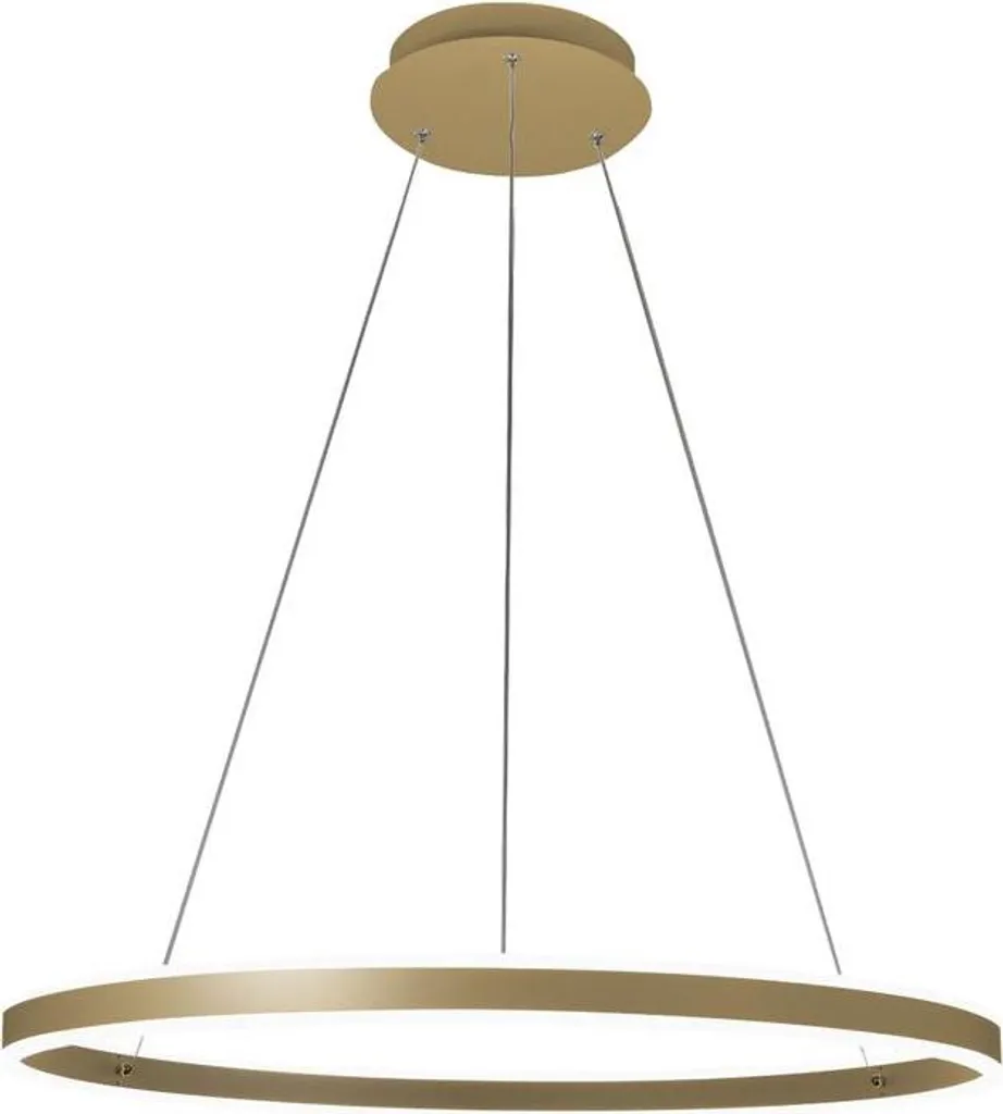 Suspension LED Dimmable 64W Palau Or Mat 80 cm | Éclairage 3000K Zen