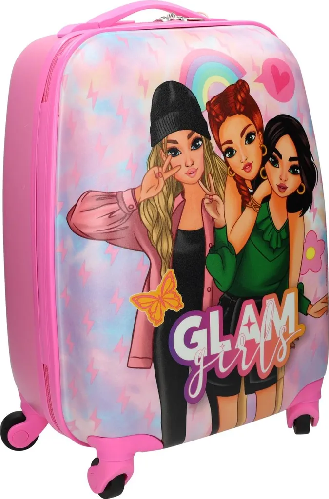 Valigia Glamour a Mano 55cm: Trolley Leggero per Voli Low Cost