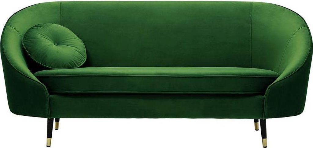 2,5-Sitzer Sofa Kooper-Velluto 10-Standard piping-brass