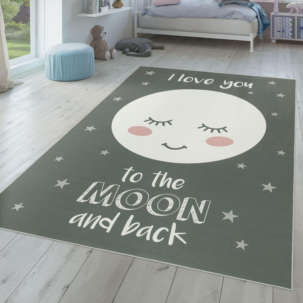 TT Home Kinderteppich Teppich Kinderzimmer Junge Mädchen Produktbild 