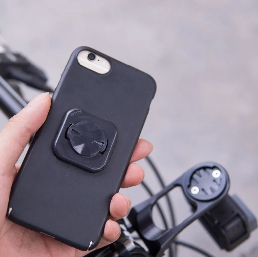 Adaptateur pour ordinateur de vélo Garmin - Support GPS robuste noir - 6