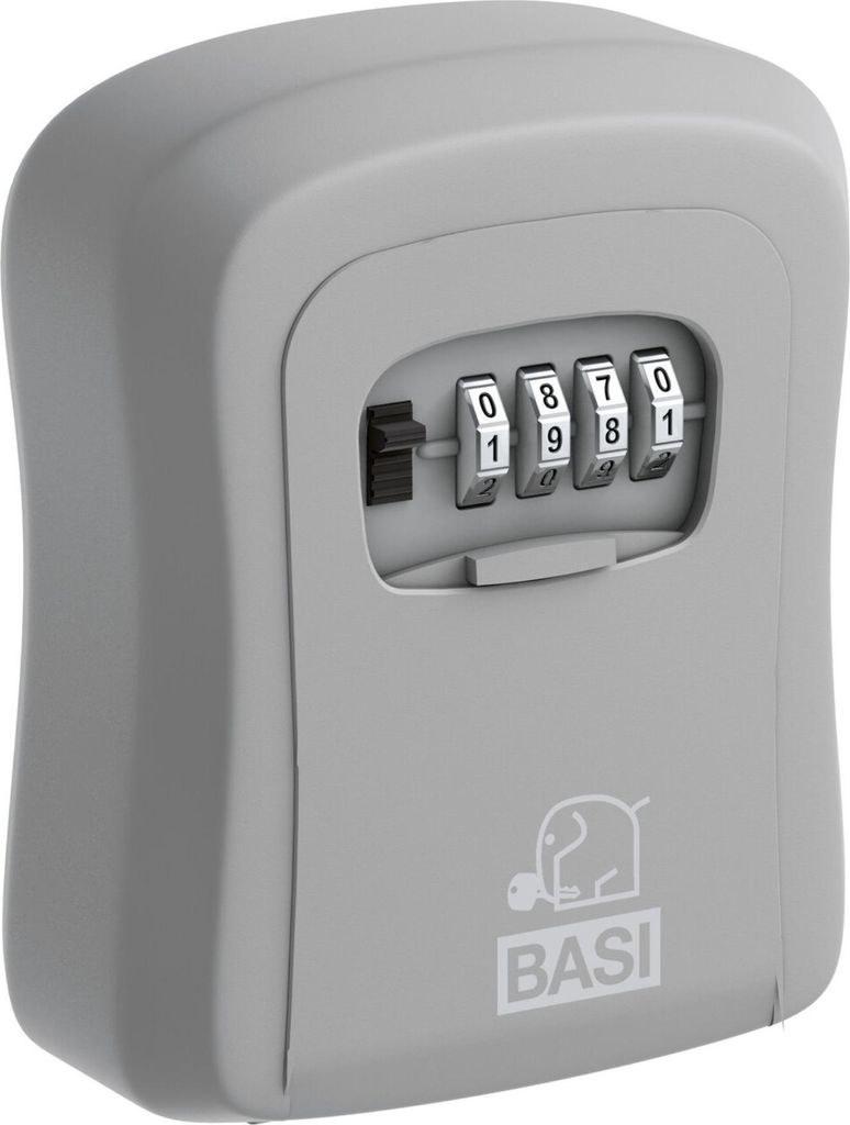 BASI - Schlüsselsafe - SSZ 200 - grau - Zahlenschloss - Tresor - 2101-0000-1200