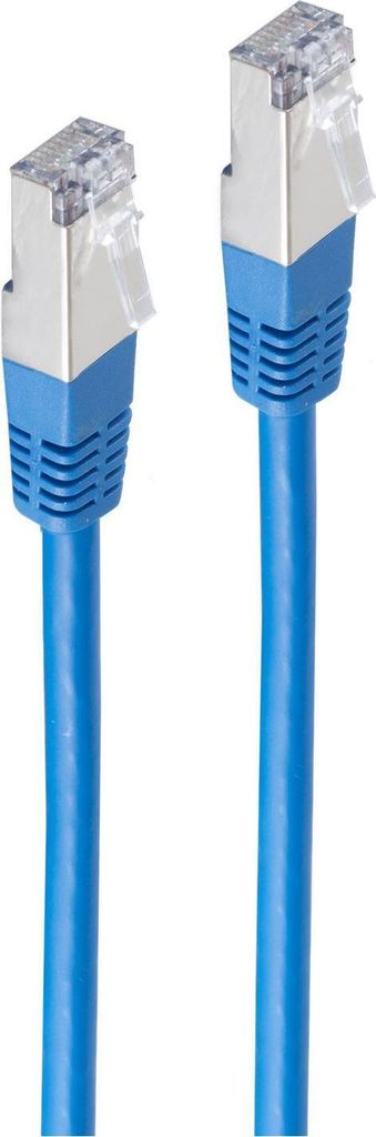 Patchkabel cat. 5e SF/UTP blau 5m