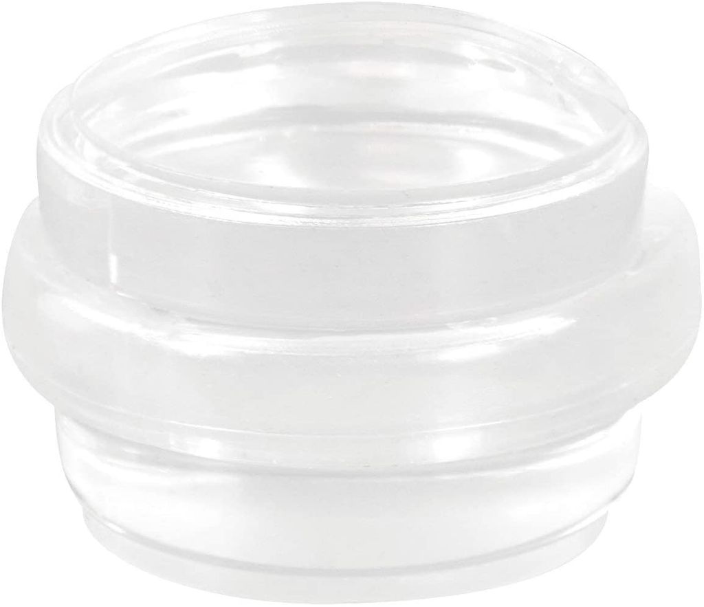 WAGNER Boden-/Wandtürstopper 2in1 CLEAR DUO - Ø 38 x 22 mm, Kunststoff, transparent, selbstklebend & entfernbar - 15502411
