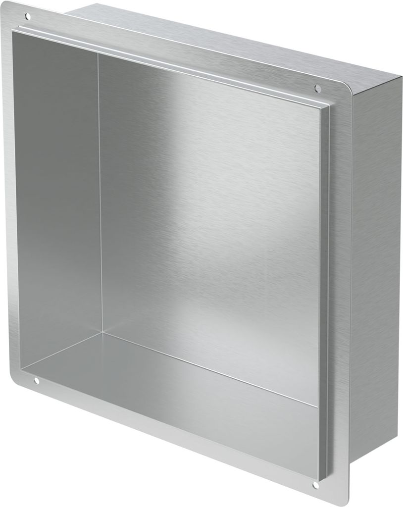LuxeBath Nástěnná výklenek z nerezové oceli, 30x30x10 cm, Obrázek produktu 