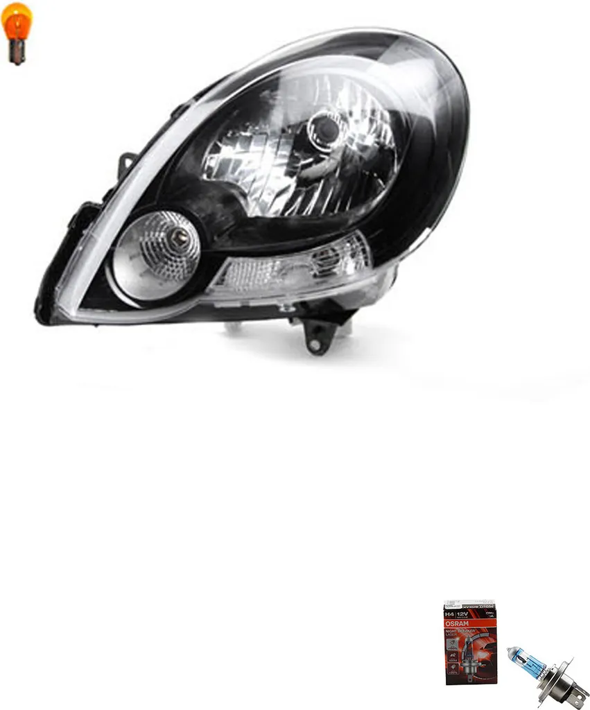 Faro Sinistro Renault Kangoo 08-13 + Osram Night Breaker Laser H4 Johns