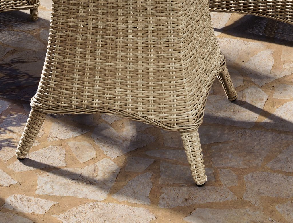 Destiny Sitzgruppe MALAGA LUNA 4 Sessel + Tisch Ø100x75 cm, Produktbild 6