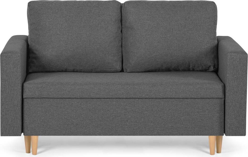 2-Sitzer-Sofa mit Schlaffunktion KEN - Hellgrau Produktbild 