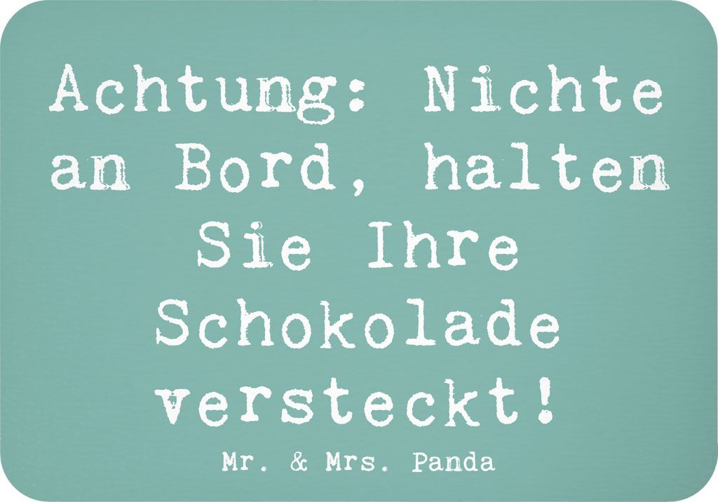 Mr. & Mrs. Panda magnet Spruch Nichte Schokolade - Meeresbrise - Geschenk, Verwandtschaft, Familie, Erinnerungen schaffen, Naschen, Kühlschrankmag...
