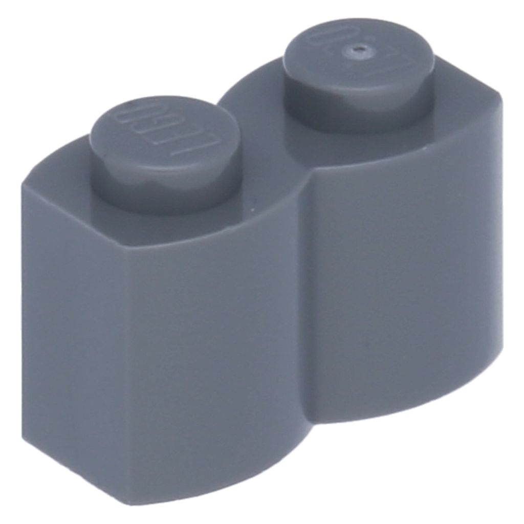 1x2 Pallisade - 100 Stück Dunkles Bläuliches Grau