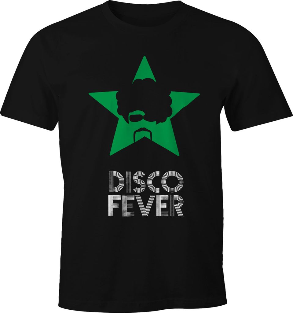 Cooles Herren T-Shirt Disco Party Fever Fun Shirt Moonworks XL