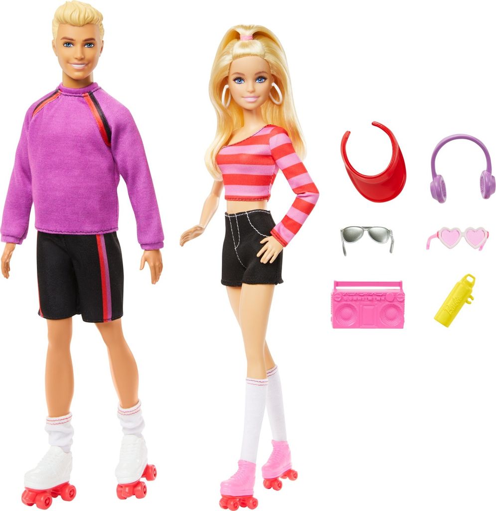 Mattel HXK90 - Ken & Barbie Fashionista Puppe 2PK - 65th Produktbild 3