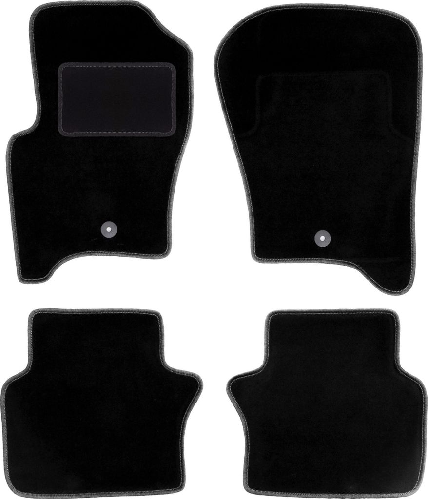 Schwarze Veloursmatten für: Range Rover Sport I SUV (2005-2012)