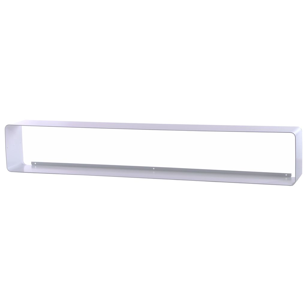 DESIGN DVD WANDREGAL CUBE L | 120cm Metall Retro Regal für Produktbild 