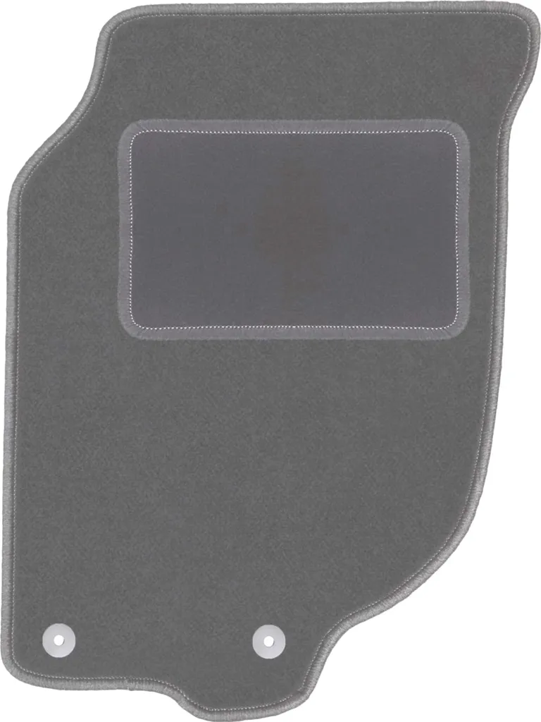 Tappetino conducente in velluto grafite compatibile con Rover 25 (1999-2005, hatchback) – con fissaggi – su misura