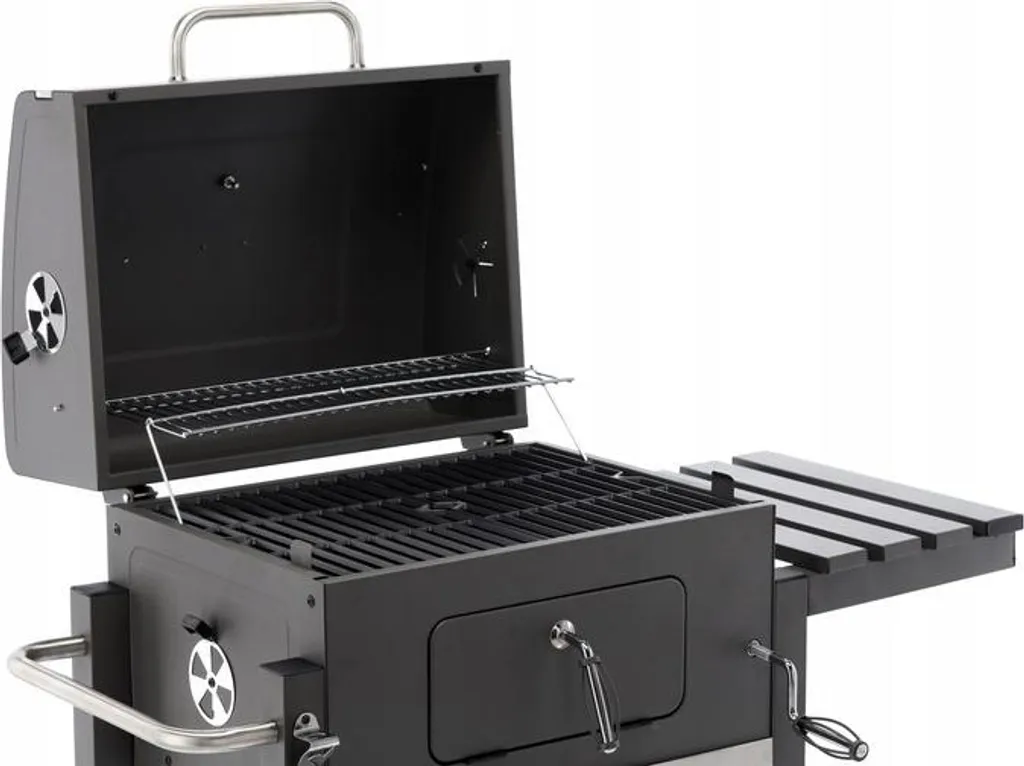 Gril mobile avec grille en fonte : une diffusion de chaleur optimale - 2