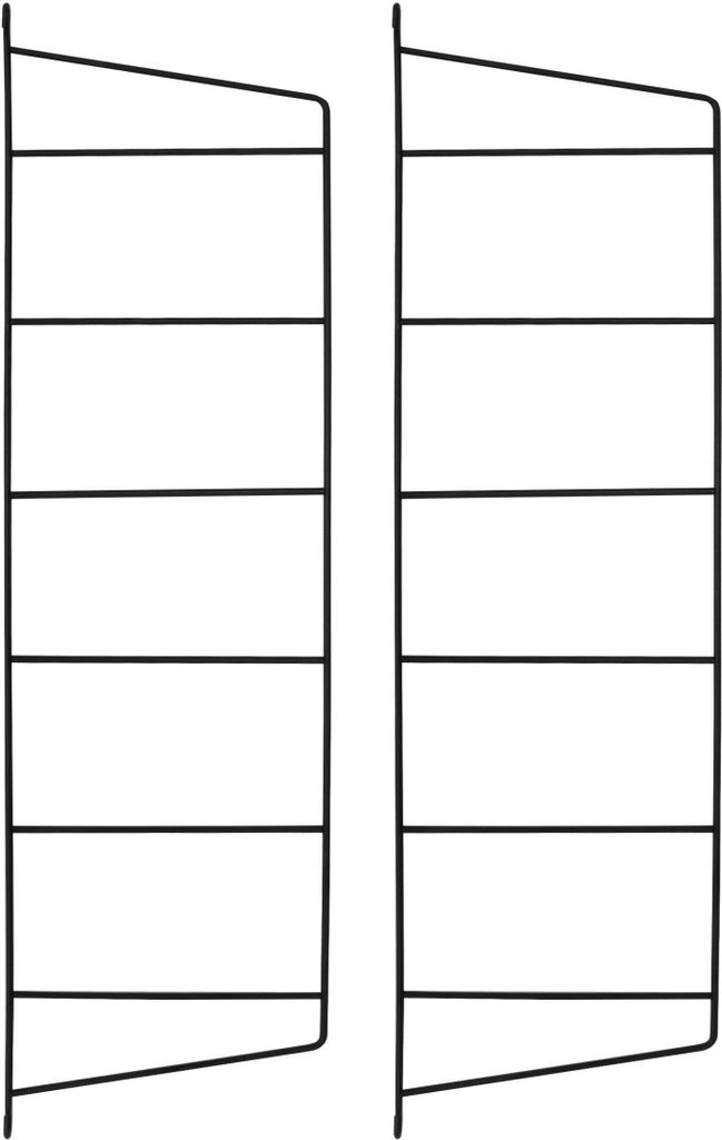 Natural Goods Berlin 2X Regalhalterung TEGEL - Wandregal aus Metall Wand Regalträger für Hängeregale (Wandleiter) in Wohnzimmer, Küche, Bad und...