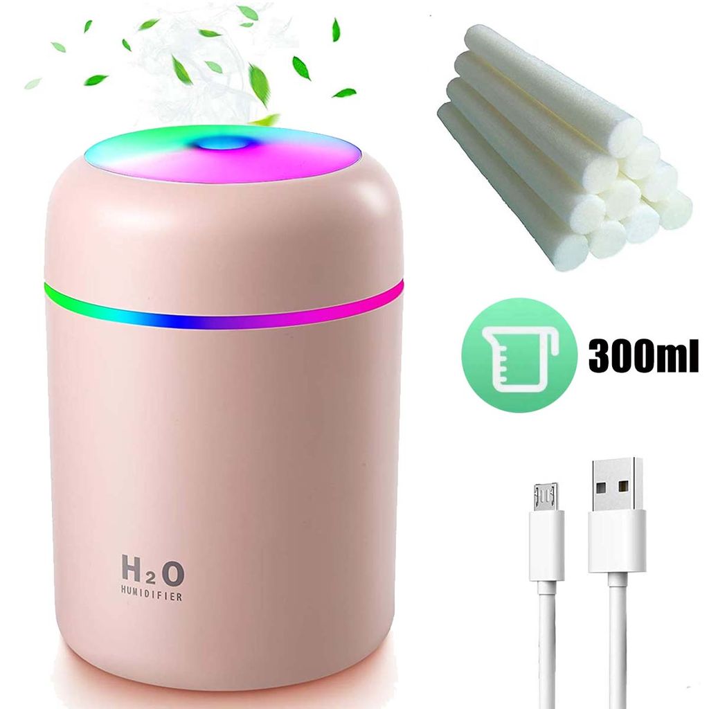 Luftbefeuchter LED Licht Humidifier Diffusor Ultraschall Duftöl Aroma Diffuser 