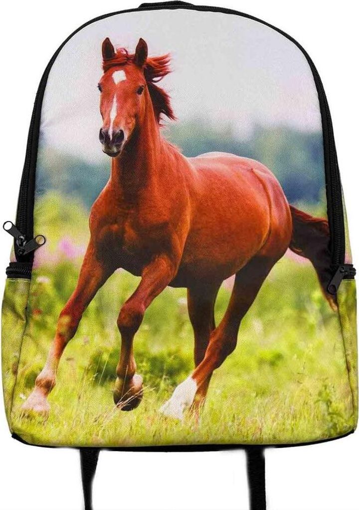 Rucksack Pferd, 42x28x12 cm, Tier Tiere Pony Eyecatcher Rucksäcke Tasche Taschen