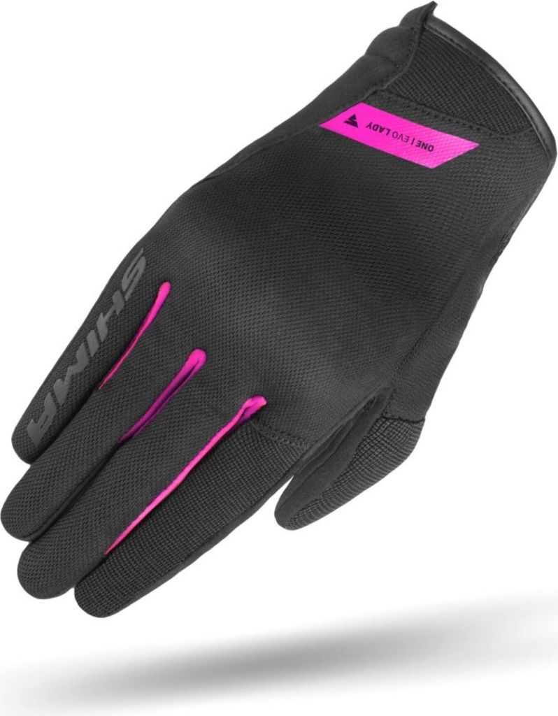 SHIMA One Evo Damen Motorrad Handschuhe, schwarz/pink, L