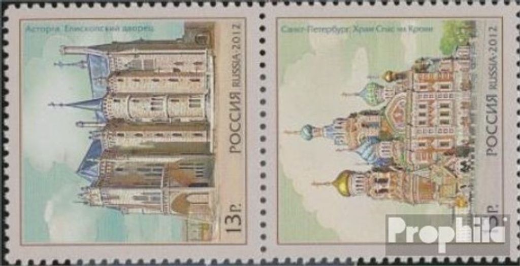 Briefmarken Russland 2012 Mi 1841-1842 Paar (kompl.Ausg.) postfrisch Freundschaft mit Spanien