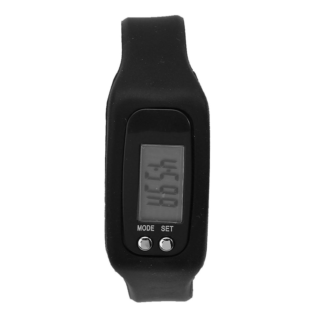 Fitness-Armband, Schrittzähler mit Kalorienzähler, Schwarz, Sportuhr für Aktivitäten & Gesundheitsmonitoring