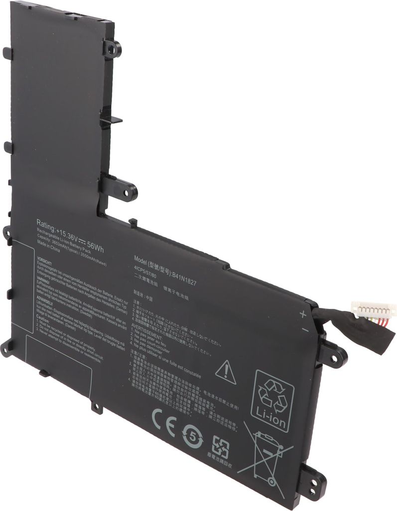 Akku passend für ASUS ZenBook Flip 15 UX562FA, Li-Polymer, 15,36V, 3650mAh, 56Wh