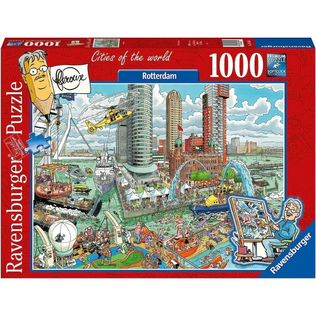 Ravensburger Puzzle Fleroux Rotterdam - Puzzle - 1000 Teile